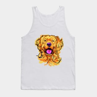 The Best Gold Dog in My Life Tank Top